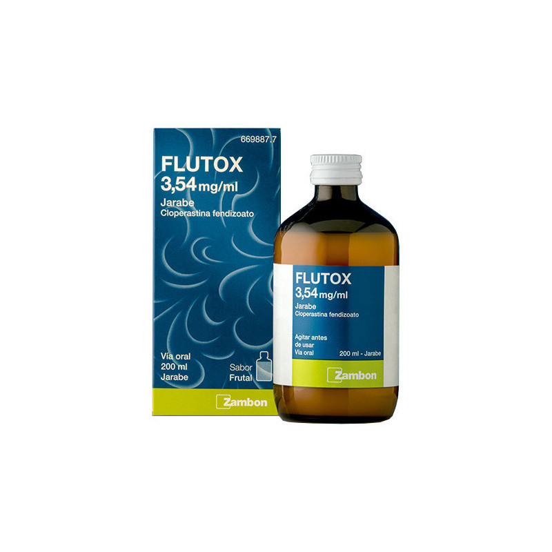 FLUTOX 3,54 MG/ML JARABE , 1 FRASCO DE 120 ML