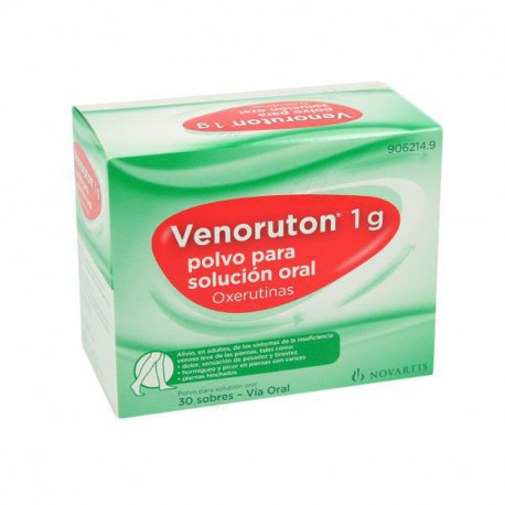 VENORUTON OXERUTINAS 1 G POLVO PARA SOLUCION ORAL, 30 SOBRES