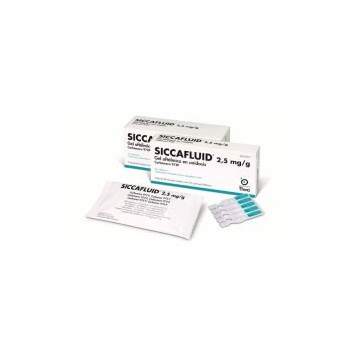 SICCAFLUID 2,5 MG/G GEL OFTALMICO EN UNIDOSIS , 30 ENVASES UNIDOSIS DE 0,5 G