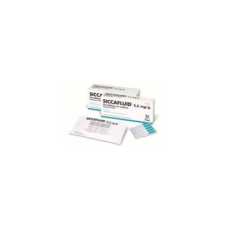 SICCAFLUID 2,5 MG/G GEL OFTALMICO EN UNIDOSIS , 30 ENVASES UNIDOSIS DE 0,5 G