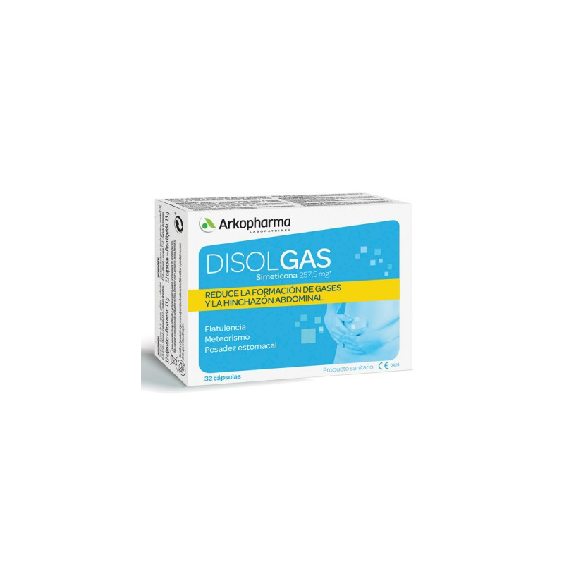DISOLGAS 257,5 MG CAPSULAS BLANDAS., 30 CÁPSULAS