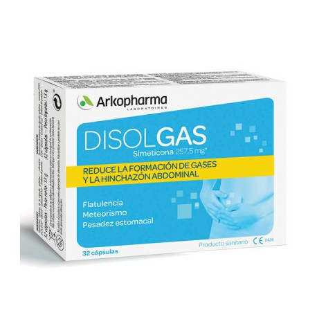 DISOLGAS 257,5 MG CAPSULAS BLANDAS., 30 CÁPSULAS
