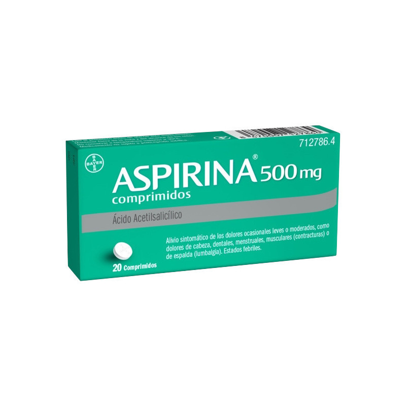 ASPIRINA 500 MG COMPRIMIDOS...