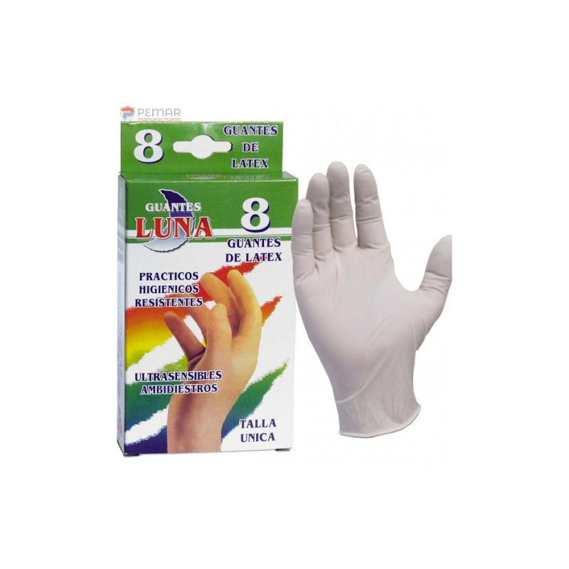 GUANTES LATEX ULTRASENSIBLES T/S