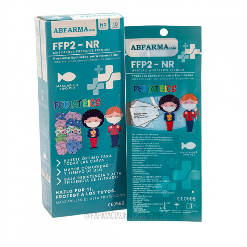 MASCARILLA FFP2 CE INFANTIL...