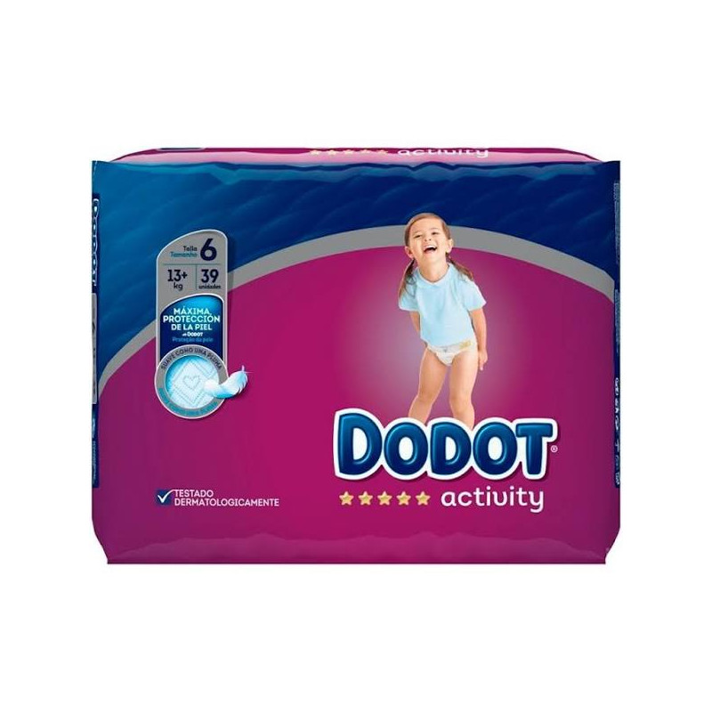 DODOT ACTIVITY size 6 diapers +13 kg 36 u