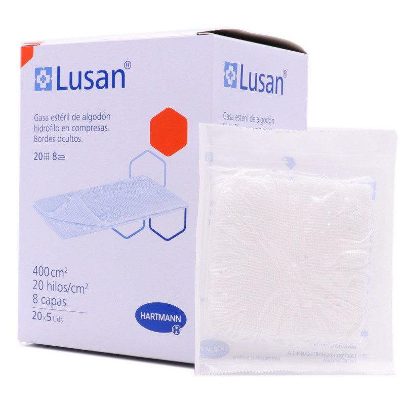 LUSAN Gasa Algodón 100 Uds