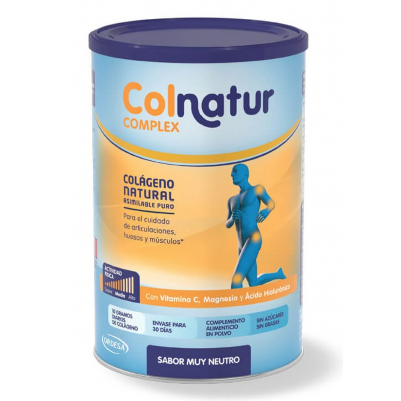 Colnatur Complex Neutro - Colágeno con Magnesio y Vitamina C para Músculos  y Articulaciones, 330g : : Salud y cuidado personal