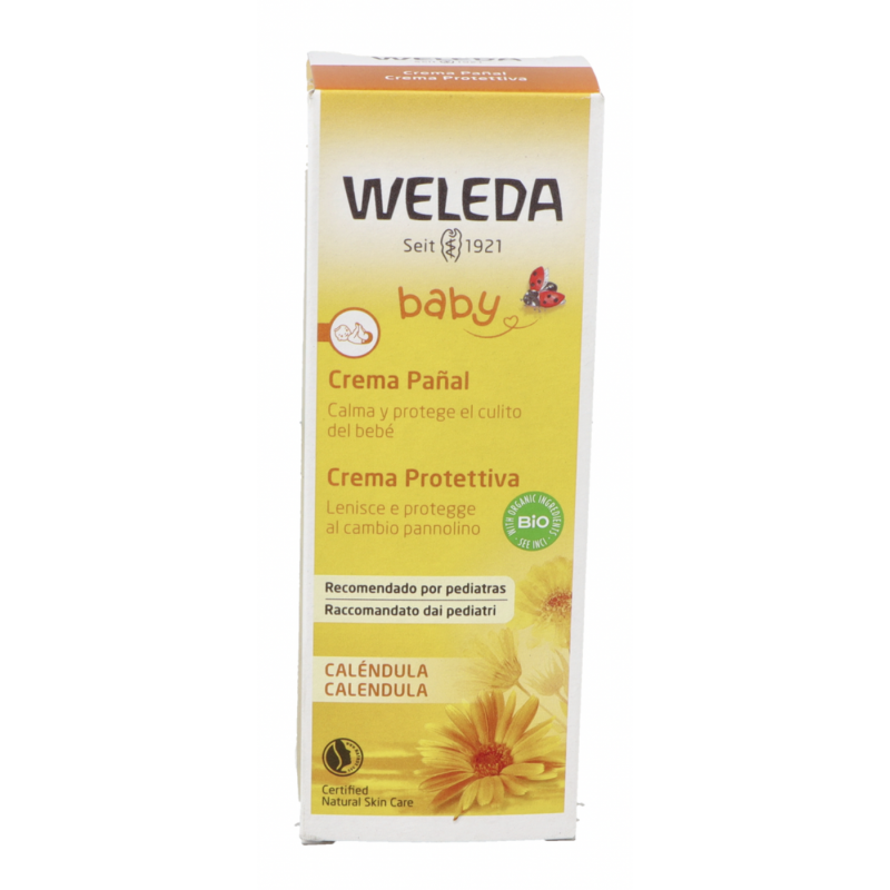 Crema facial de caléndula para bebé 50ml Weleda