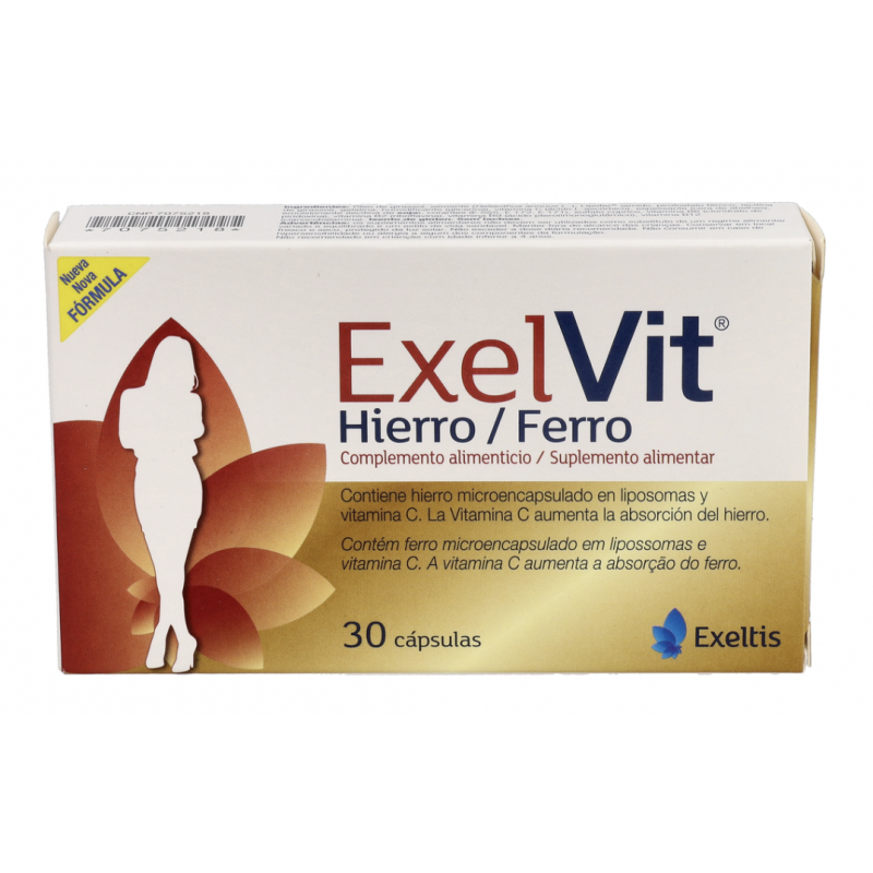 EXELVIT Hierro 30 Cápsulas