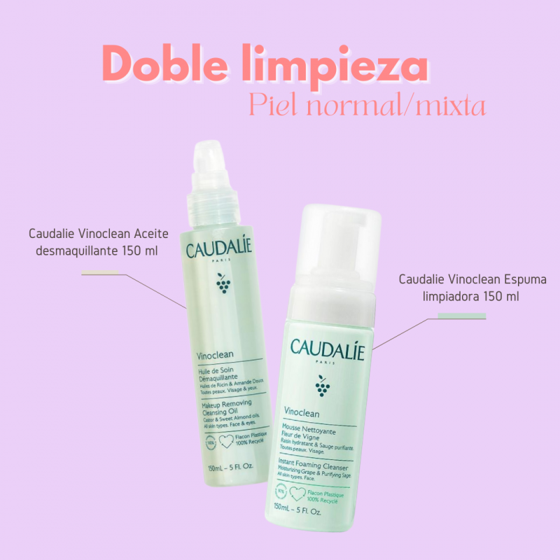 DOBLE LIMPIEZA Piel normal/mixta