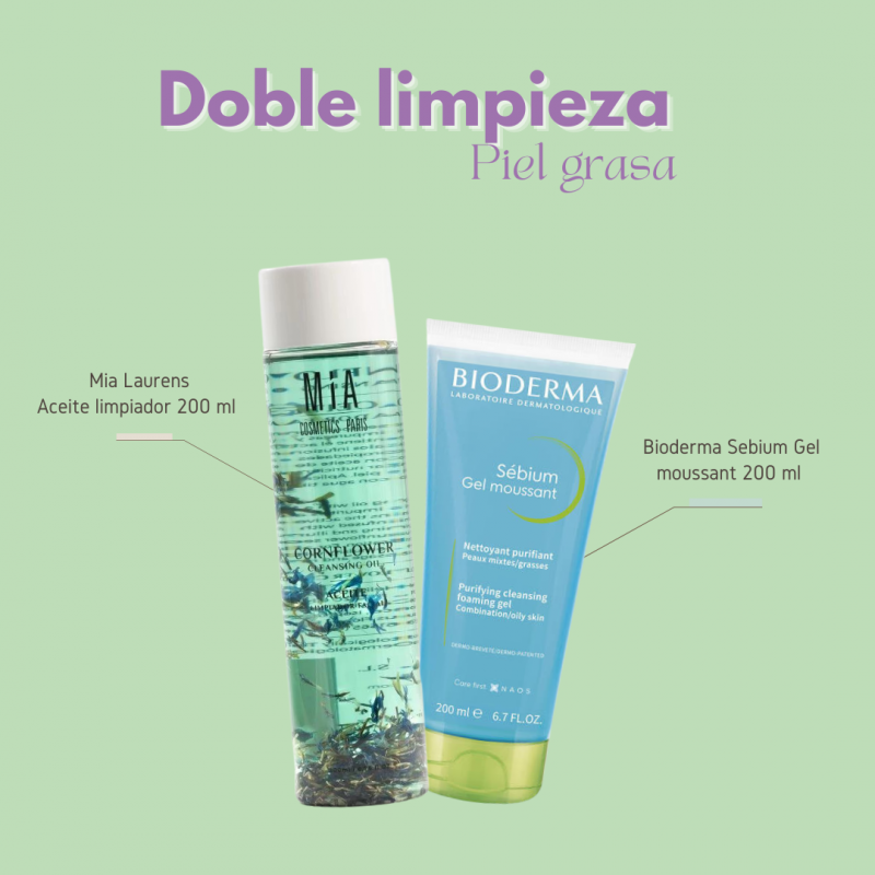 DOBLE LIMPIEZA Piel grasa