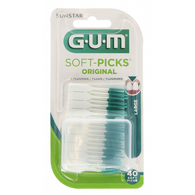 GUM Soft-Picks Largo 40 Uds...