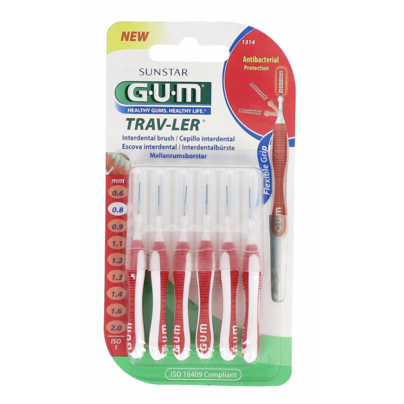 GUM Cepillo Interdental 0,8...