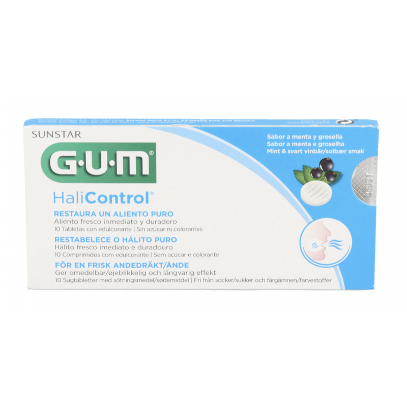 GUM Halicontrol 10 Tabletas