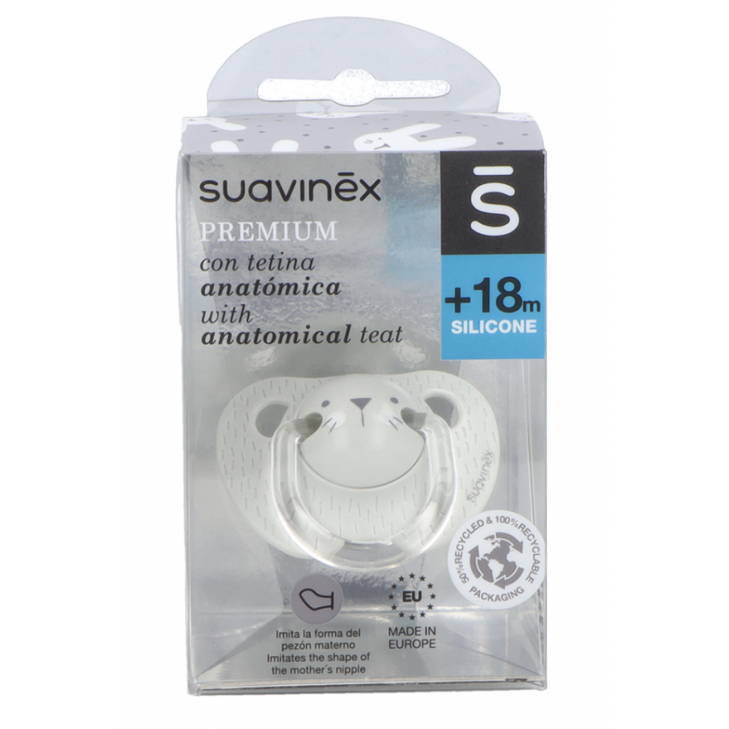 SUAVINEX Chupete Silicona Anatómico 0-6 Meses 1 Ud