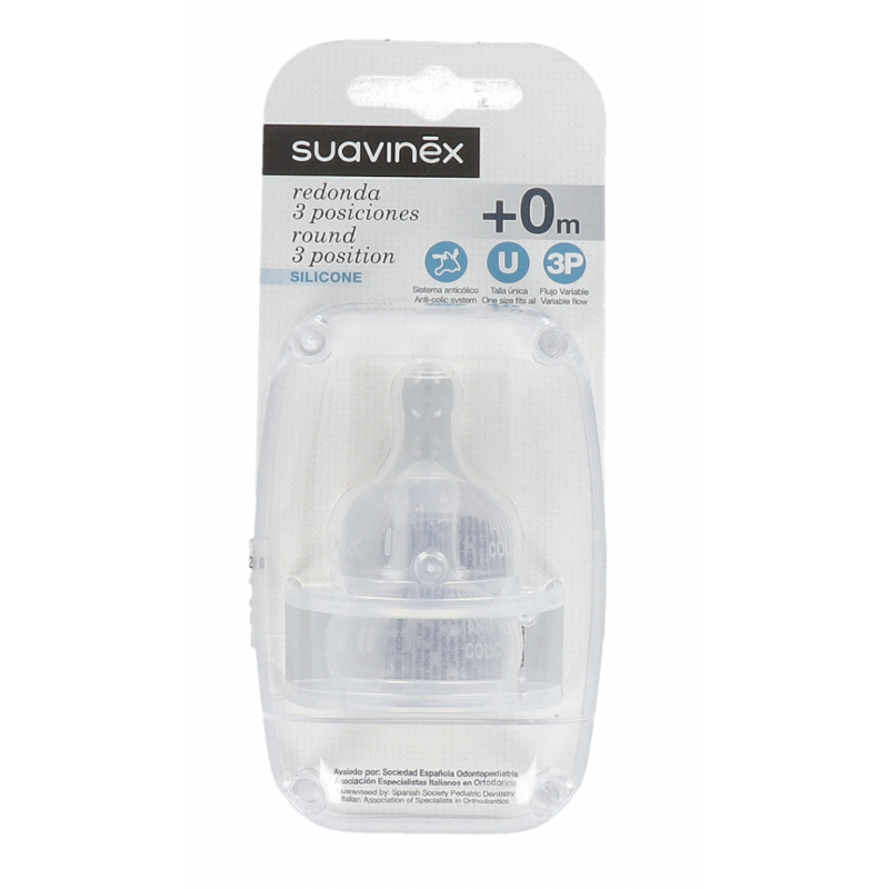 FARMACIA UNIVERSAL - Suavinex Zero Zero Biberón Anticólico Flujo Medio x  270 ml