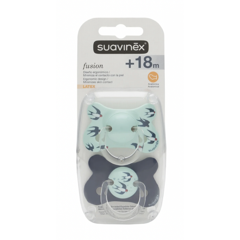 Chupete Fisiológico silicona SUAVINEX 6-18m 2 ud ¡Envío 24h!