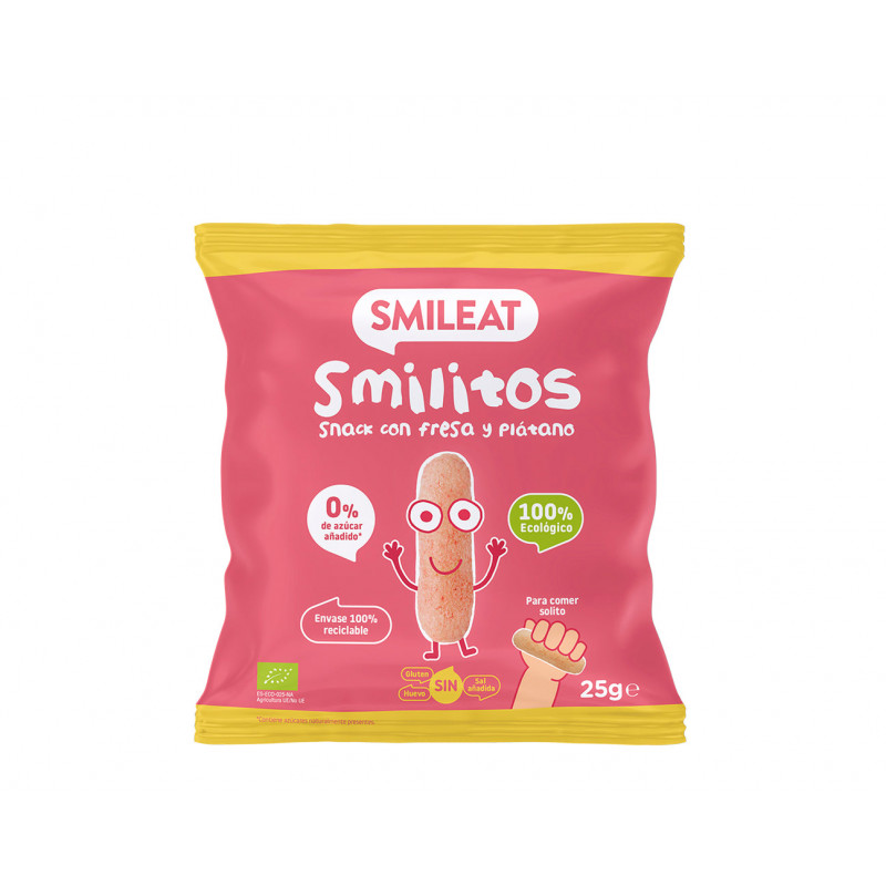 Pack pouches Fruta Variada Ecológico, 10 Uds. Smileat en Planeta Huerto