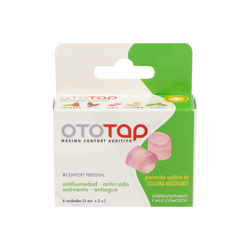 OTO-TAP Tapones Oídos Silicona 6 Uds