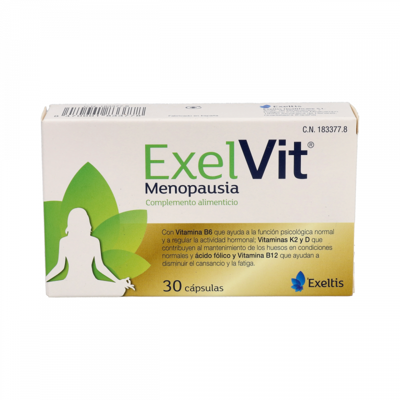 EXELVIT Menopausia 30 Cápsulas