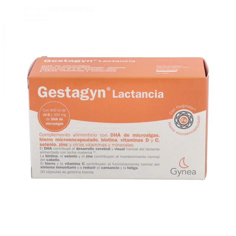 Gestagyn lactancia dha 30 cápsulas. Comprar a precio en oferta