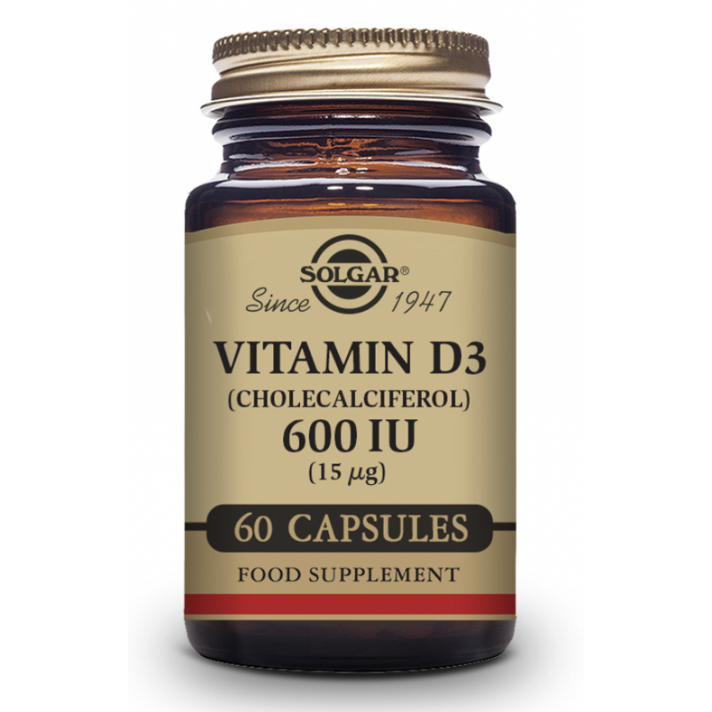 SOLGAR Vitamina D3 600 UI...