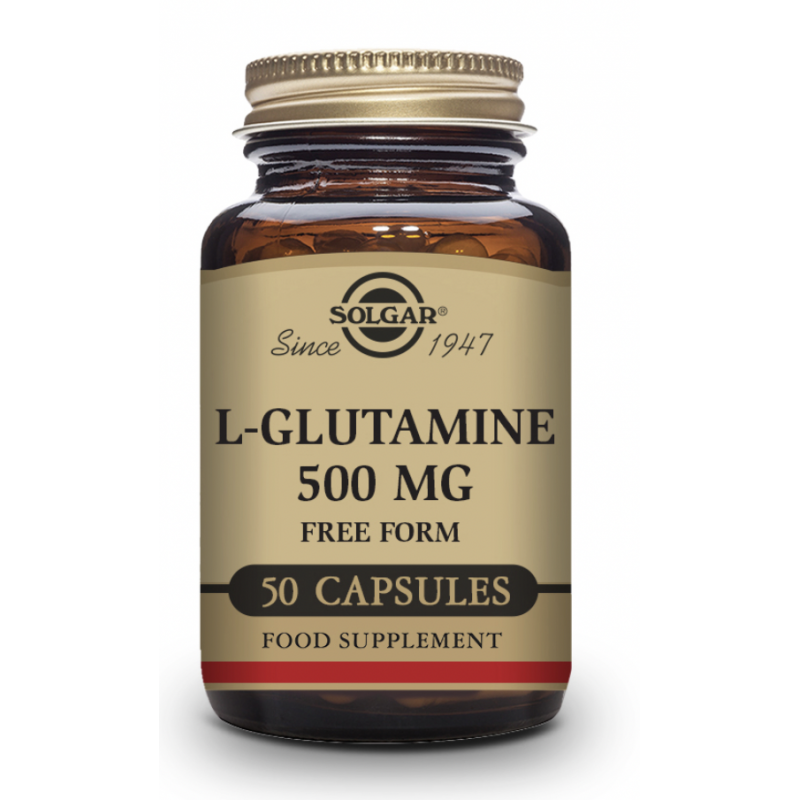 SOLGAR LGlutamina 500 mg 50 Cápsulas Vegetales