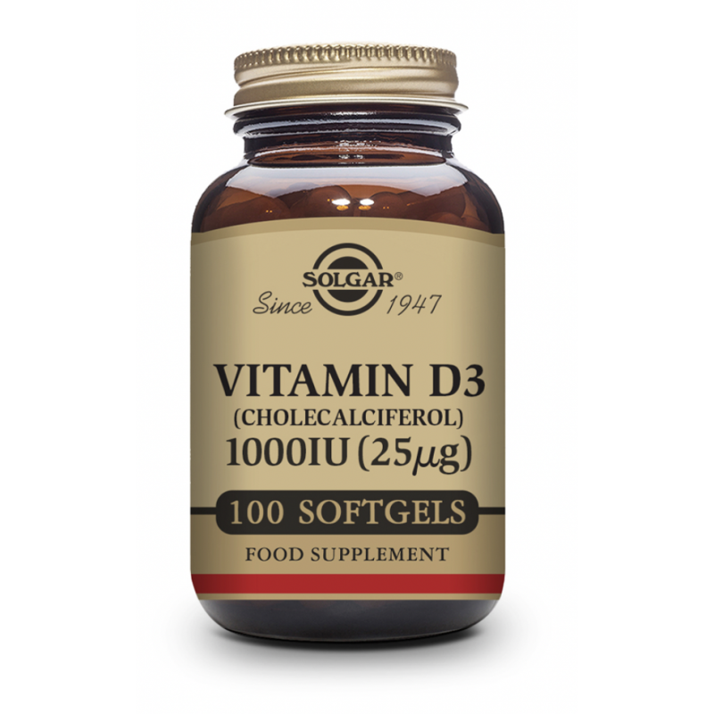 SOLGAR Vitamina D3 1000 UI...