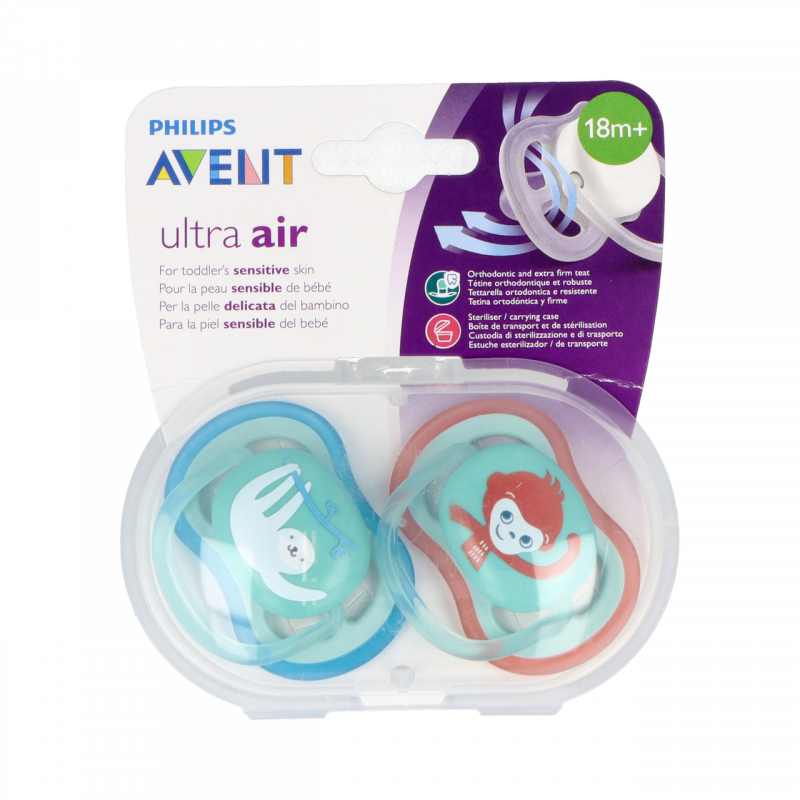 Comprar Chupete Silicona Philips Avent 0-6 Meses 2 Uds Niña Con Animales -  Parafarmacia Campoamor