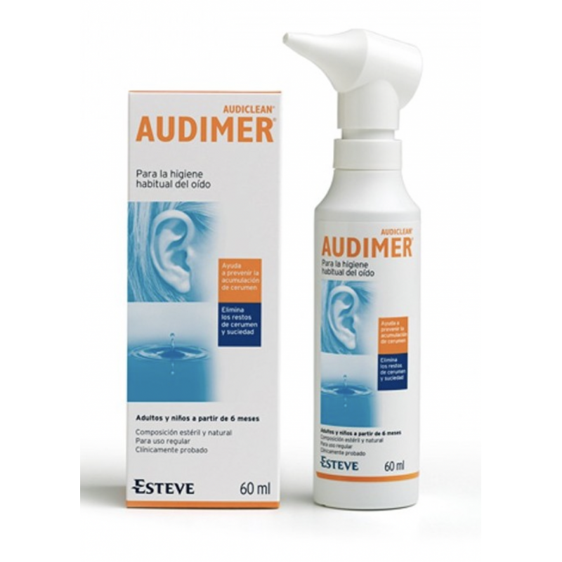 AUDIMER Audiclean Solución Limpieza de Oídos 60 ml