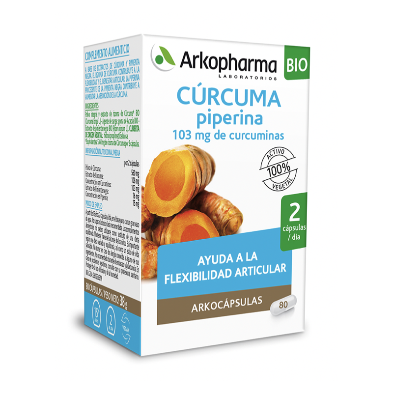 ARKOPHARMA Cúrcuma Bio 80...