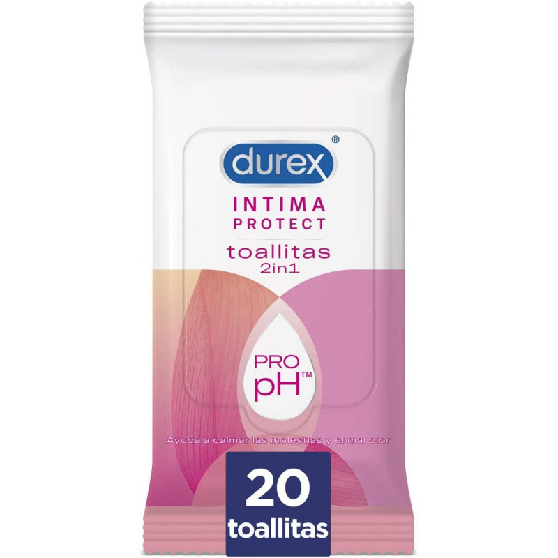 Durex Intima Protect Toallitas Intimas 20 Uds