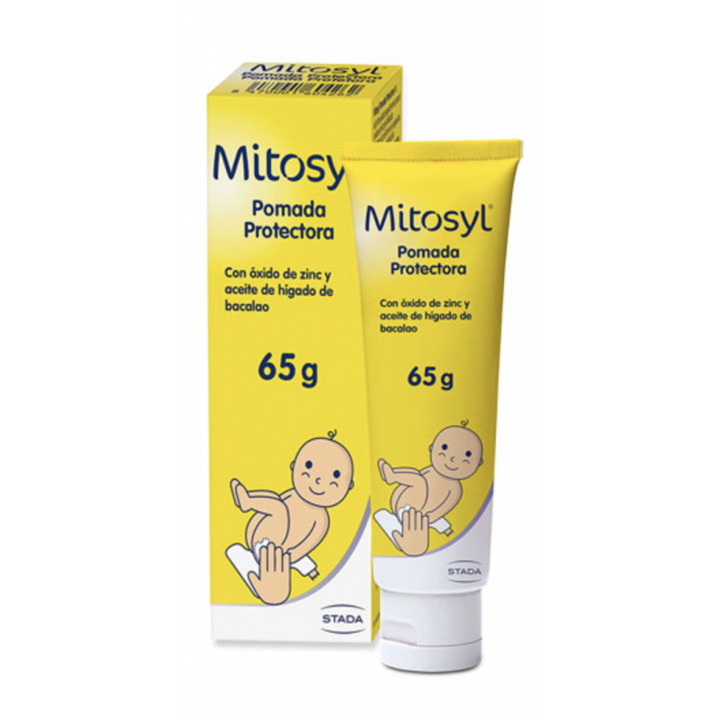 Pomada para proteger la zona del pañal Mitosyl 145 g.