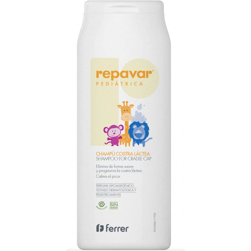 REPAVAR Pediátrica Champú Costra Láctea 200 ml