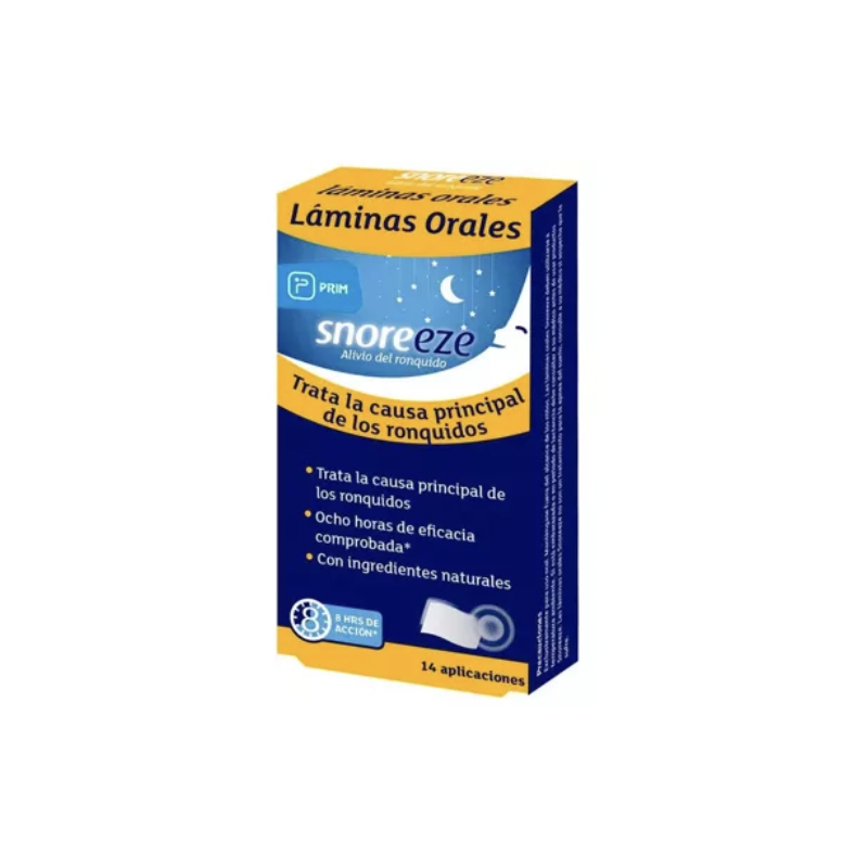 SNOREEZE Láminas Orales 14 Uds