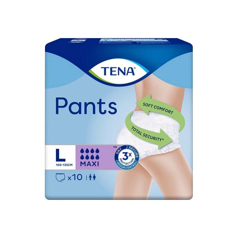 TENA Pants Maxi Talla L 10 Uds