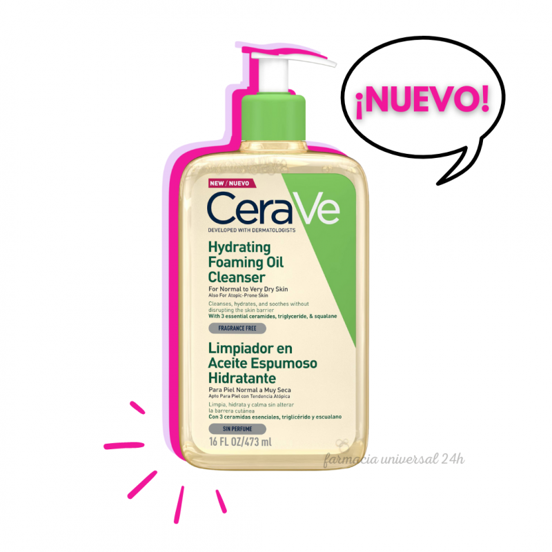 Limpiador facial espumoso, 16 onzas de CeraVe