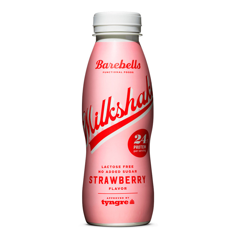 BAREBELLS Milkshak Bebida de Proteína Fresa 330 ml