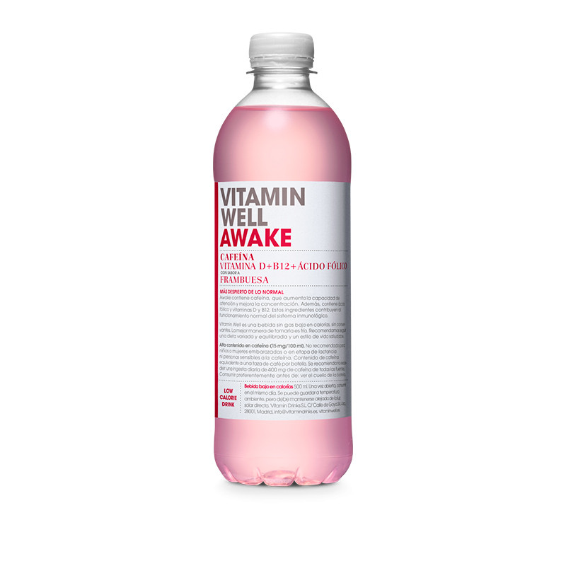 VITAMIN WELL Awake Frambuesa 500 ml