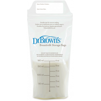 Dr Brown´s bolsas almacenamiento leche materna 25 unidades