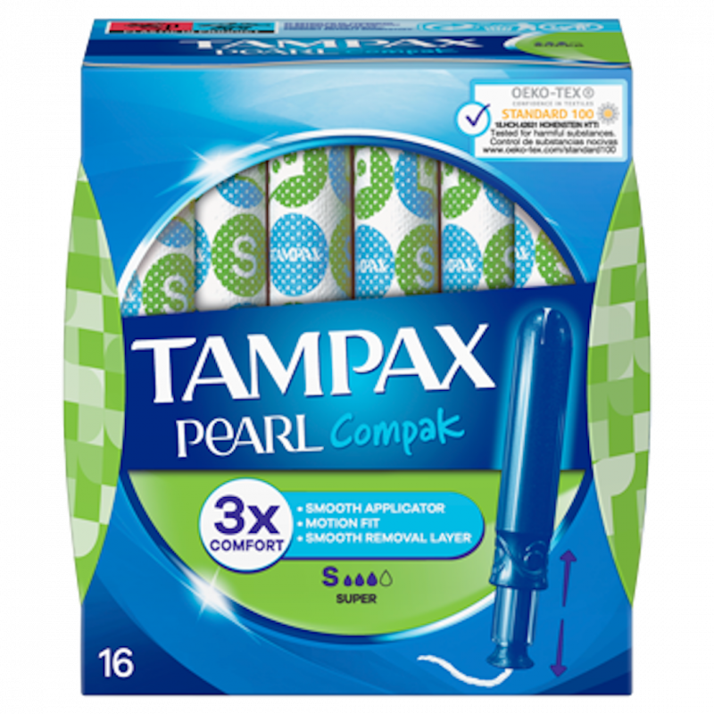 TAMPAX Pearl Compak Super...