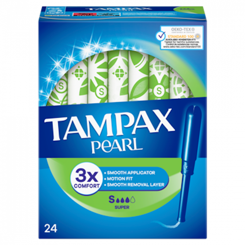TAMPAX Pearl Super Tampones...