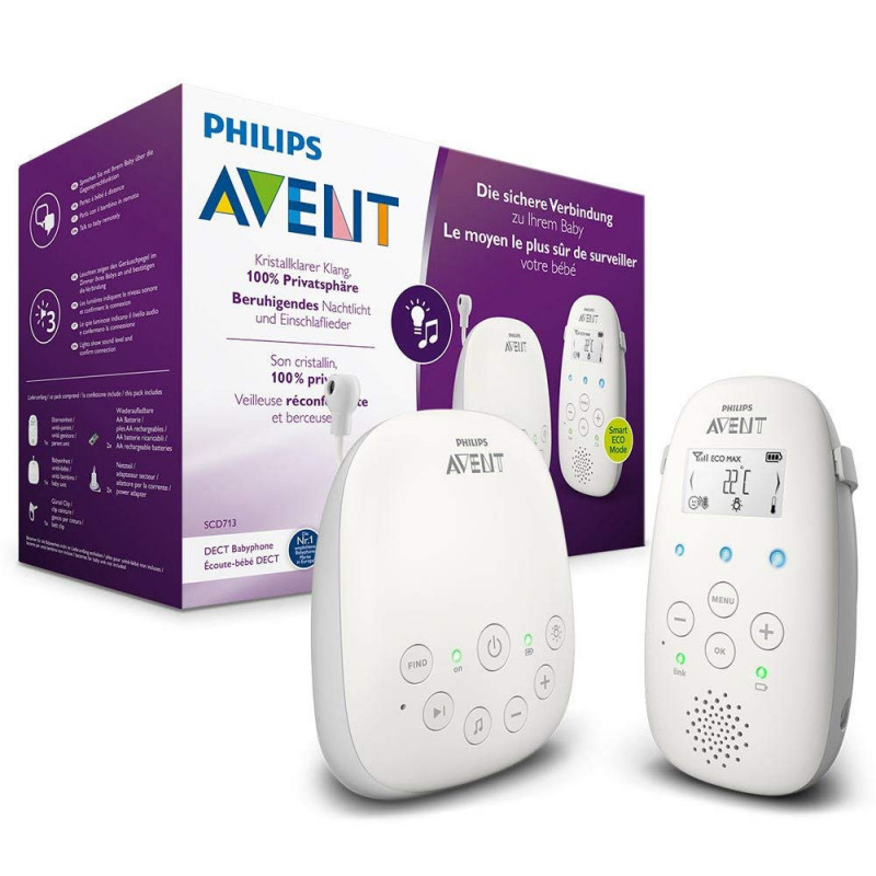 PHILIPS AVENT Cámara Vigilabebés Dect 33% + Bateria