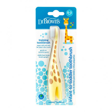 Dr Brown S Cepillo Dientes Bebe Jirafa 0 3 A Nos